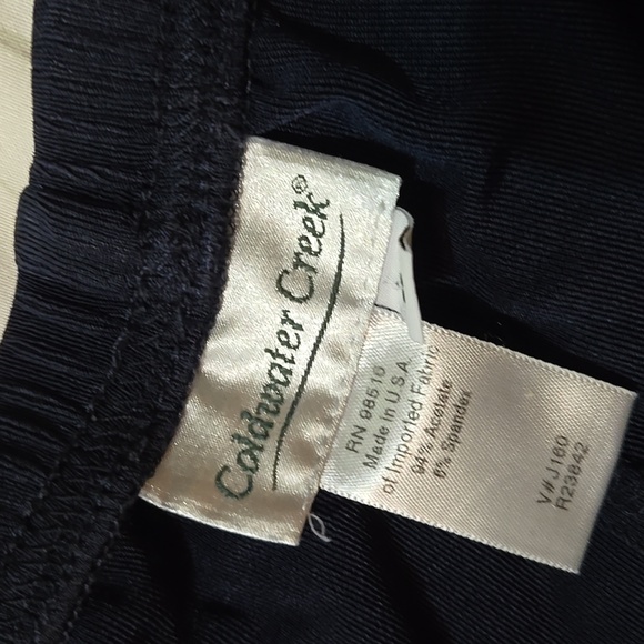 Coldwater Creek Women's Blue Travel Knit Pants - Picture 3 of 3